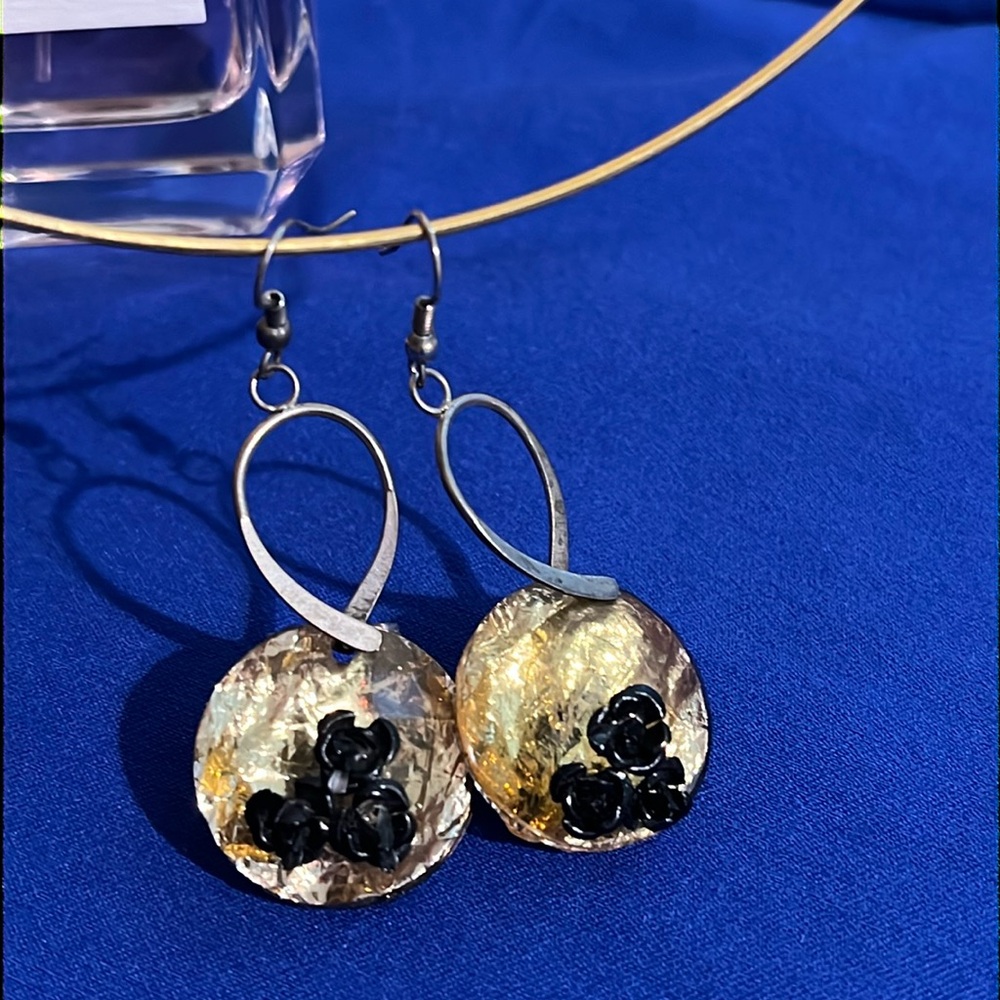 Black earrings